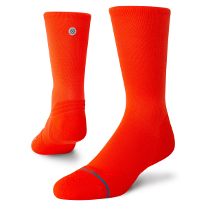 Stance Iconic Light Crew Socks 2024 in Red size Medium | Nylon/Cotton/Elastane