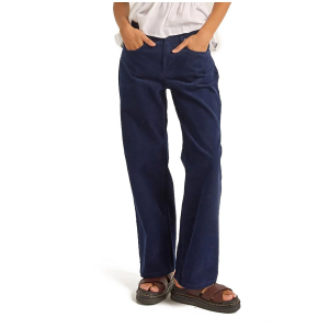 Women's Rhythm Lula Low Rise Pants 2024 Blue in Navy size 8 | Cotton