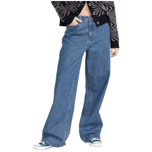 Women's Volcom Stoned Boyfriend HiRise Jeans 2024 in Blue size 29" | Cotton/Denim
