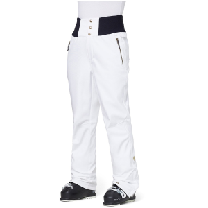 Women's 686 Gossip Softshell Pants 2023 in White size Medium | Polyester