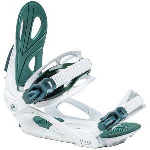 Women's Roxy Viva Snowboard Bindings 2025 in White size Small/Medium