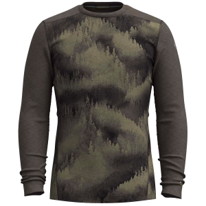 Smartwool Classic Thermal Base Layer Crew Top Men's 2026 in Green size Small