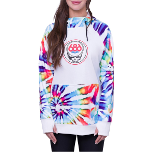 Women's 686 Bonded Fleece Pullover Hoodie 2024 in White size X-Small | Polyester