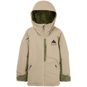 Kid's Burton Hillslope 2L Jacket 2026 in Khaki size X-Large | Polyester