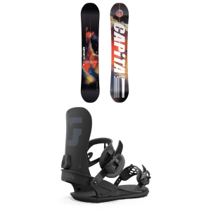 CAPiTA Outerspace Living Snowboard 2025 - 154 Package (154 cm) + S Mens in Burgundy size 154/S | Aluminum