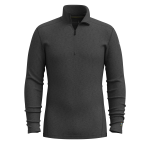 Smartwool Classic Thermal Base Layer 1/4 Zip Top Men's 2026 in Gray size X-Large