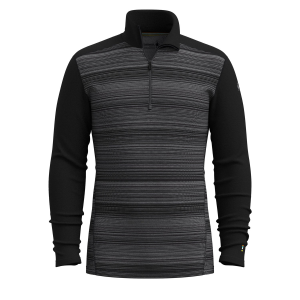 Smartwool Classic Thermal Base Layer 1/4 Zip Top Men's 2025 in Gray size Small