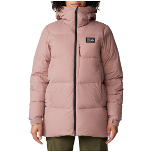 Women's Mountain Hardwear Nevadan(TM) Down Parka Jacket 2024 in Pink size Large | Nylon