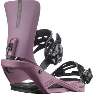 Salomon Rhythm Snowboard Bindings 2025 in Purple size Small