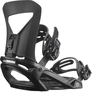 Salomon Pact Snowboard Bindings 2026 in Black size Large
