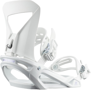 Women's Salomon Spell Snowboard Bindings 2026 in White size Medium