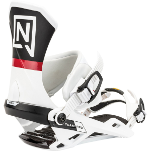 Nitro Team Pro Snowboard Bindings 2025 in White size Large | Aluminum