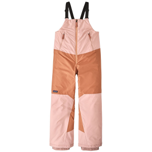 Kid's Patagonia Powder Town Bibs 2025 in Pink size 2X-Large | Polyester