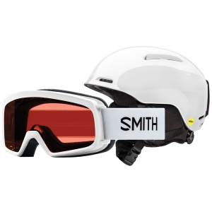 Kid's Smith Glide Jr. MIPS Rascal Combo 2026 in White size X-Small