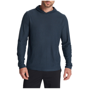 Vuori Strato Tech Hoodie Men's 2025 Blue in Navy size Medium | Elastane/Polyester