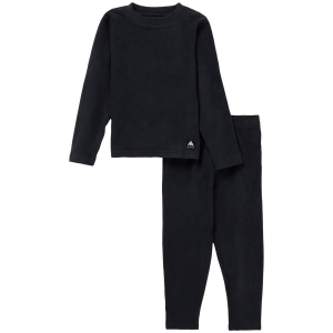 Kid's Burton Heavyweight Fleece Base Layer Set Toddlers' 2025 in Black size 18M | Spandex/Polyester