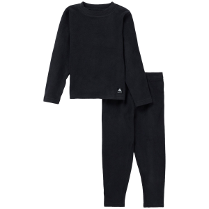 Kid's Burton Heavyweight Fleece Base Layer Set Toddlers' 2025 in Black size 2T | Spandex/Polyester