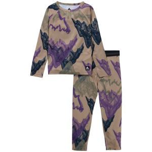 Kid's Burton Lightweight Base Layer Set Toddlers' 2025 in Khaki size 18M | Polyester
