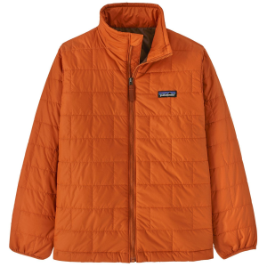 Kid's Patagonia Nano Puff Brick Quilt Jacket 2025 in Orange size Small
