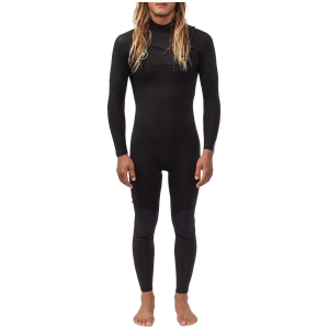 Vissla 7 Seas 3/2 Chest Zip Wetsuit 2026 in Black size Medium | Neoprene/Plastic