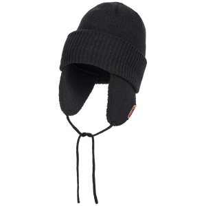 Oyuki Sapporo Beanie Hat 2025 in Black | Acrylic/Wool/Suede