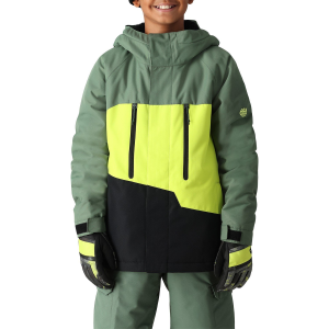 Kid's 686 Geo Insulated Jacket Boys' 2025 in Green size Small