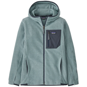 Kid's Patagonia R1 Air Full-Zip Hoodie 2025 in Blue size Large | Polyester