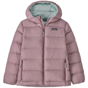 Kid's Patagonia Hi-Loft Down Sweater Hoodie 2025 in Purple size Large | Nylon/Plastic
