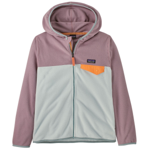 Kid's Patagonia Micro D Snap-T Jacket 2025 in Purple size 2X-Large | Nylon/Spandex/Polyester