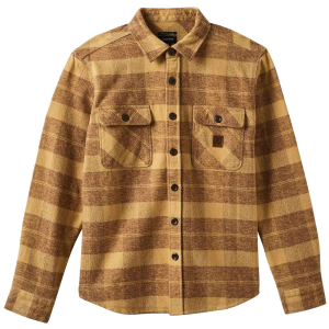 Brixton Bowery Heavy Weight Long-Sleeve Men's 2024 in Orange size Small | Cotton