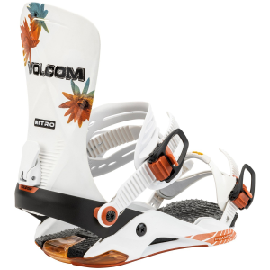 Nitro Phantom Snowboard Bindings 2025 in White size Large