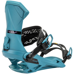 Nitro Team Snowboard Bindings 2025 in Blue size Medium | Rubber