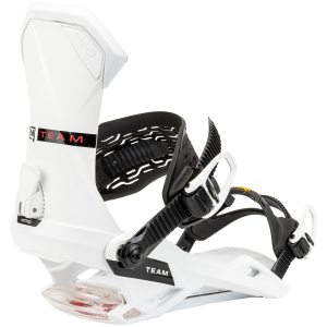 Nitro Team Snowboard Bindings 2025 in White size Medium | Rubber