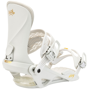 Women's Nitro Ivy Snowboard Bindings 2025 in White size Small/Medium