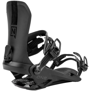 Nitro One Snowboard Bindings 2025 in Black size Medium