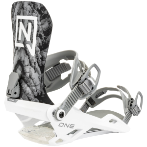Nitro One Snowboard Bindings 2025 in Gray size Large