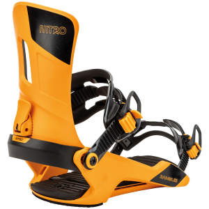 Nitro Rambler Snowboard Bindings 2025 in Orange size Medium