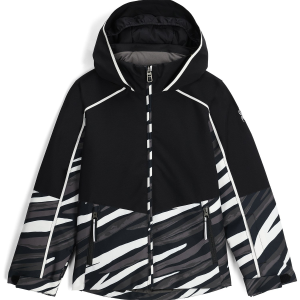 Kid's Spyder Conquer Jacket Girls' 2025 in Black size 14 | Polyester