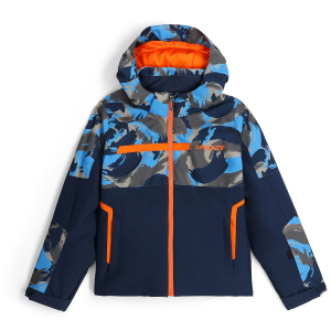 Kid's Spyder Challenger Jacket Boys' 2025 in Blue size 12 | Polyester