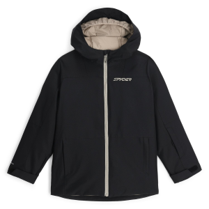 Kid's Spyder Slash Jacket Boys' 2025 in Black size 10 | Polyester