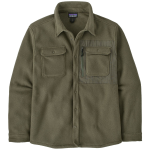 Patagonia Synchilla Shirt Jacket Men's 2024 in Green size Small | Nylon/Polyester