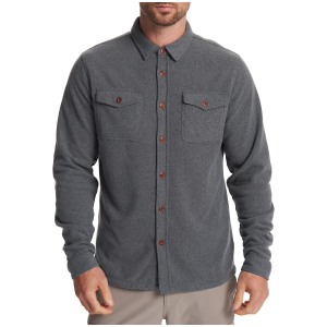 Vuori Aspen Shirt Jacket Men's 2024 in Gray size Small | Polyester