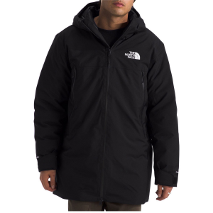 The North Face MTN Range Down Parka Jacket Men's 2024 in Black size X-Large | Polyester