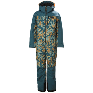 Kid's Helly Hansen Fly High 2.0 Ski Suit 2025 Dark Creek Splash Camo AOP size 16 | Polyester