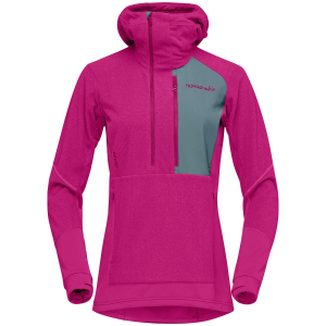 Women's Norrona Lofoten Thermal Pro Hood 2025 in Pink size Small | Elastane/Polyester