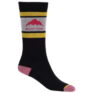 Kid's Burton Weekend Midweight 2-Pack Snowboard Socks 2025 in Black size Small/Medium