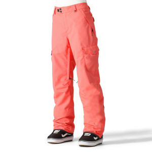 Women's 686 Aura Insulated Cargo Pants 2025 in Pink size Small