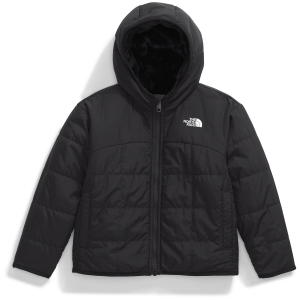 Kid's The North Face Reversible Shasta Full-Zip Hooded Jacket Toddler Girls' 2025 in Black | Polyester
