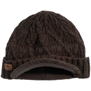 Coal The Yukon Brim Beanie Hat 2025 in Brown | Wool