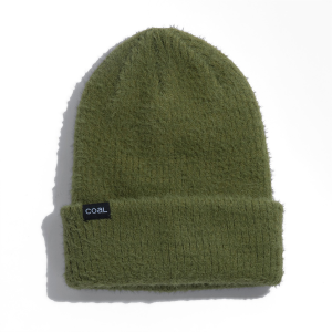 Women's Coal The Pearl Beanie Hat 2025 in Green | Nylon/Leather